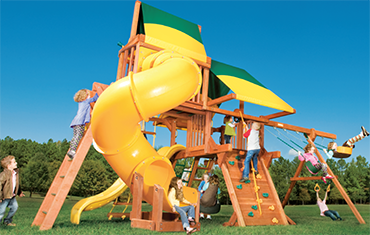 Play King, South Florida dealer for Woodplay and Swing Kingdom wood and vinyl playsets and swingsets.