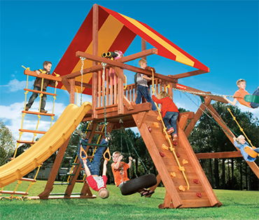 Woodplay Playhouse  6' A cedar or playset from Play King, Fort Lauderdale Florida