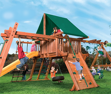 Woodplay Outback XL 5'-A playset cedar playset fromPlay King