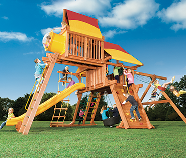 Woodplay Skybox playset option and accessory, add-on