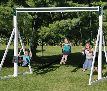 Swing Kingdowm Free Standing Swing Beam swingset playset  from Play King, Davie Florida